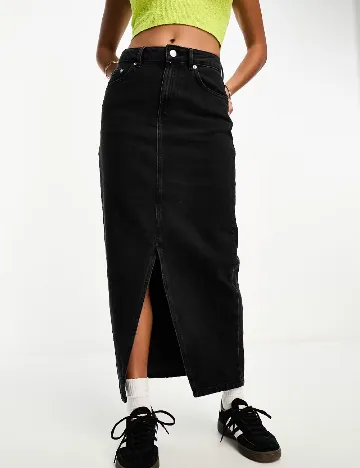 Fusta ASOS, negru Negru