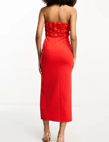 Rochie medie ASOS, rosu Rosu