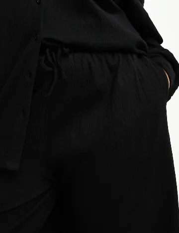 Pantaloni ASOS Curve, negru Negru