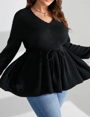 Bluza SHEIN CURVE, negru