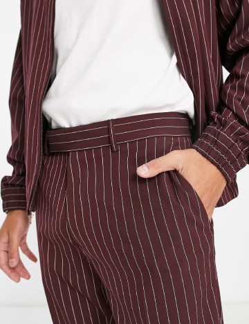 Pantaloni ASOS, visiniu