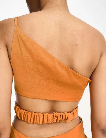 Rochie lunga ASOS, caramiziu Portocaliu