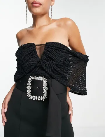 Rochie medie ASOS, negru Negru