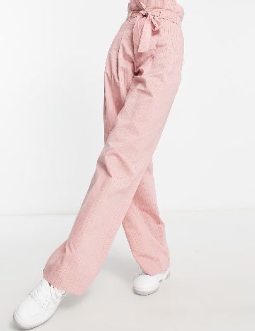 Pantaloni ASOS, roz