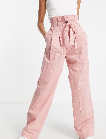 Pantaloni ASOS, roz