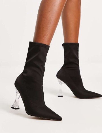 Botine ASOS, negru