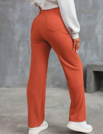 Pantaloni SHEIN, caramiziu