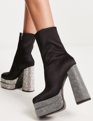 Botine ASOS, negru