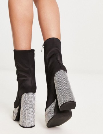 Botine ASOS, negru