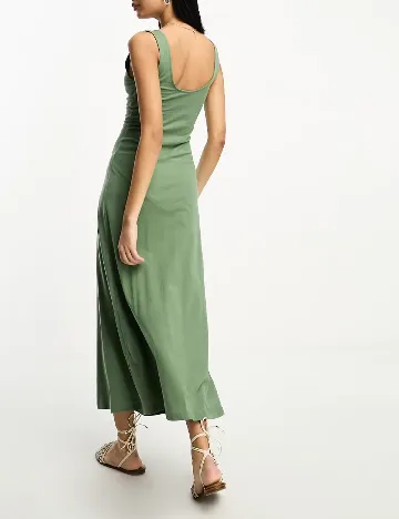 Rochie lunga ASOS, verde Verde