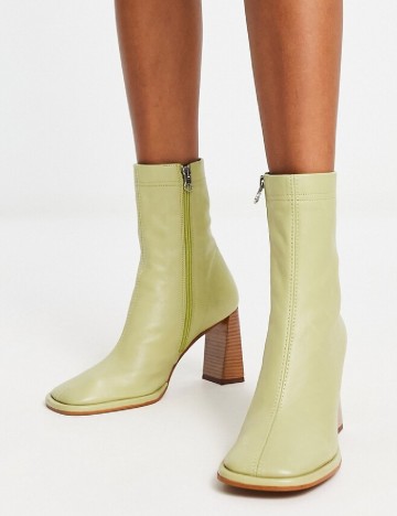 Botine ASOS, verde