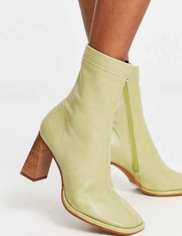 Botine ASOS, verde