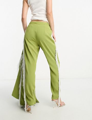 Pantaloni extro&vert, verde