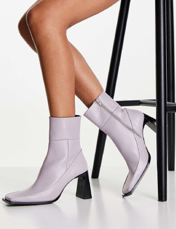 Botine ASOS, gri