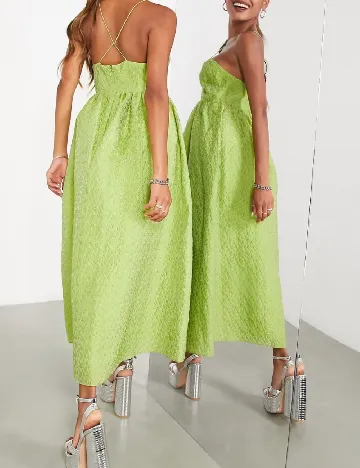 Rochie lunga ASOS, verde Verde