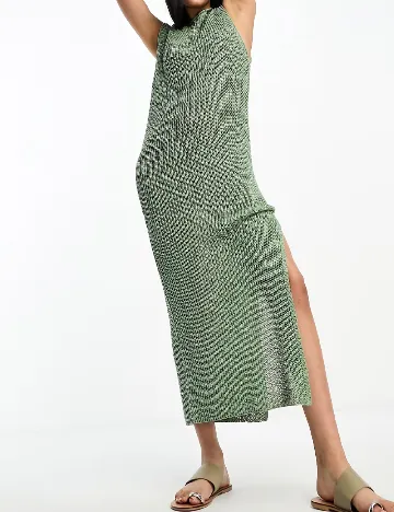 Rochie medie ASOS, verde Verde