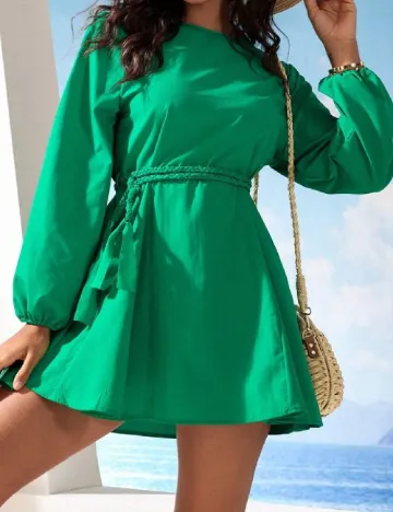 Rochie scurta SHEIN, verde Verde