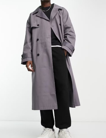 Trench ASOS, gri