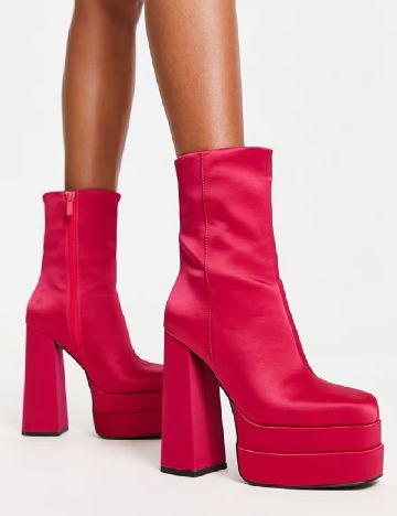 Botine ASOS, roz