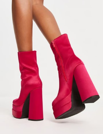 Botine ASOS, roz