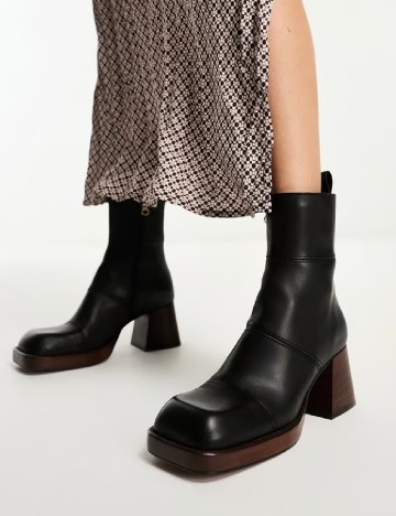 Botine ASOS, negru