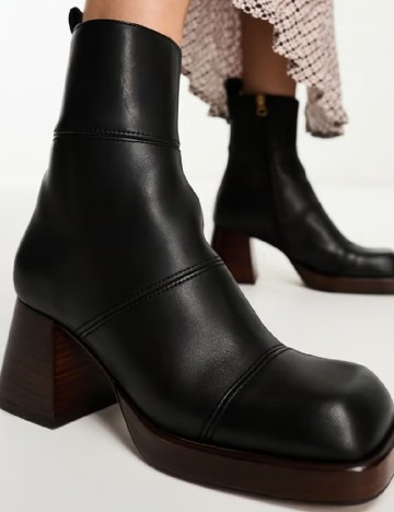 Botine ASOS, negru