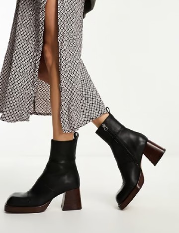 Botine ASOS, negru