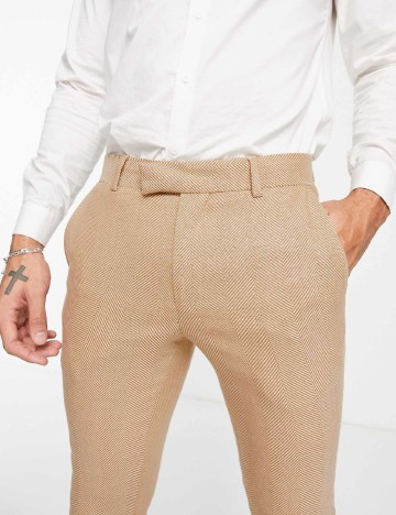 Pantaloni ASOS, crem