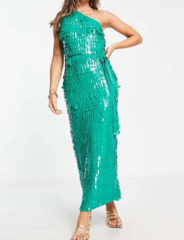 Rochie lunga ASOS, verde