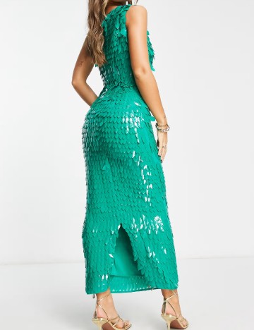 Rochie lunga ASOS, verde