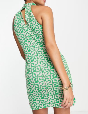 Rochie scurta River Island, verde