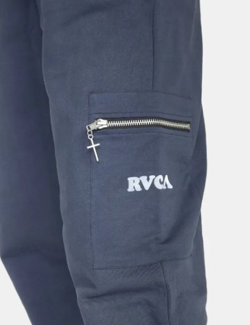 Pantaloni RVCA, albastru