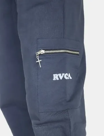 Pantaloni RVCA, albastru Albastru