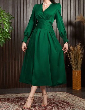 Rochie medie SHEIN, verde