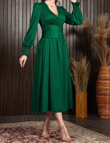 Rochie medie SHEIN, verde