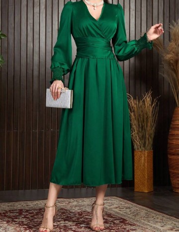 Rochie medie SHEIN, verde