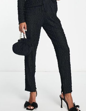 Pantaloni Lola May, negru