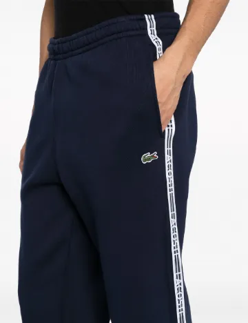 Pantaloni Lacoste, bleumarin Albastru