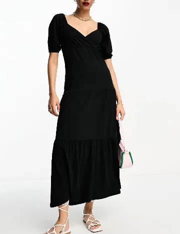 Rochie lunga ASOS, negru Negru