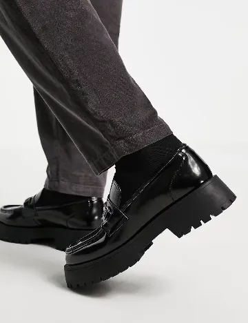 Mocasini ASOS, negru Negru