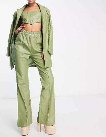 Pantaloni Rebellious, verde