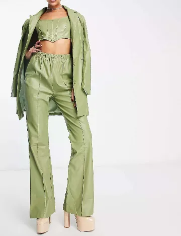 Pantaloni Rebellious, verde Verde