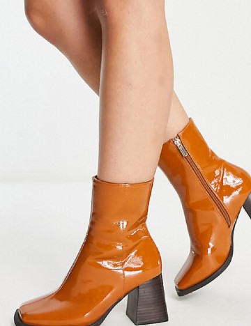 Botine ASOS, maro