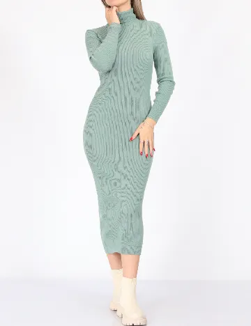 Rochie lunga SHEIN, verde Verde