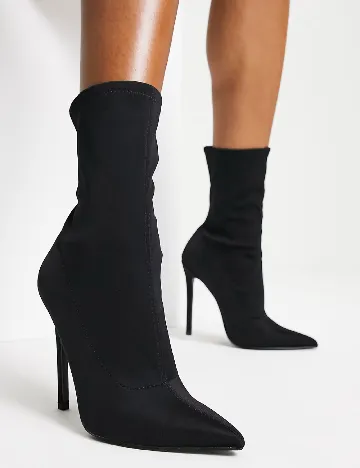 Botine ASOS, negru Negru