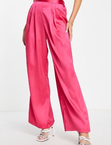 Pantaloni ASOS, roz