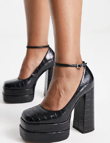 Pantofi ASOS, negru Negru