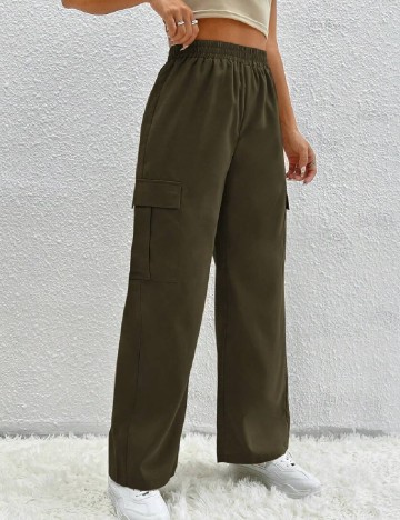 Pantaloni SHEIN, verde