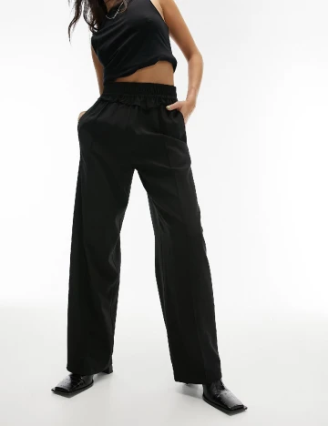 Pantaloni Top Shop, negru Negru