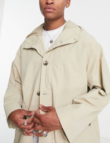 Trench ASOS, crem